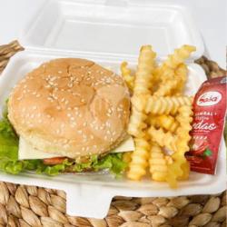 Paket Burger Jumbo Beef Kentang