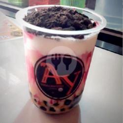 Redvelvet Boba Toping Oreo