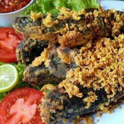 Paket Nasi Uduk Lele Goreng Kremes Tempe Lalap Sambel