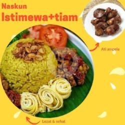 Nasi Kuning Istimewa   Ati Ampela