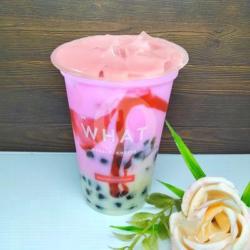 Strawberry Bubble Cheese Tea