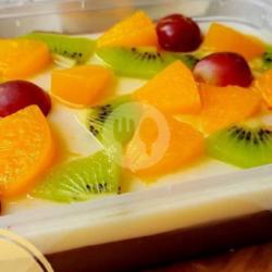 Choco Milk Fruit Pudding