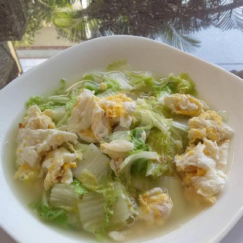 Tumis Sawi Putih Telor