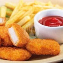 French Fries Chicken Nugget Mentai