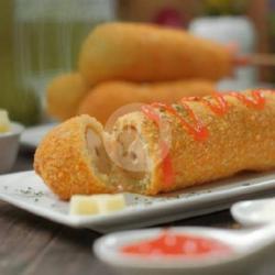 Corndog Tepung Roti Isi Sosis