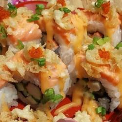 Baked Crunchy Salmon Roll 4 Pcs