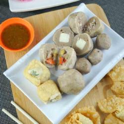 Bakso Gepeng Isi 3pcs