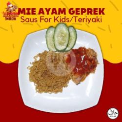 Mie Ayam Geprek Saus For Kids/teriyaki