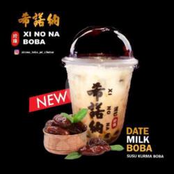 Date Milk Boba (susu Kurma Boba)