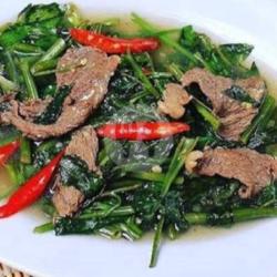 Kangkung Cah Daging Sapi