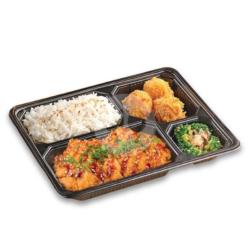 Chicken Katsu Teriyaki Bento