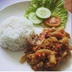 Nasi Cumi Geprek