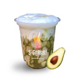 Ice Coffee Milk Avocado