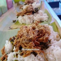 Nasi Bakar Peda   Ekstra Ayam Suwir