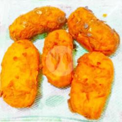 Pisang Geprek Goreng Saos Caramel