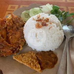 Paket Ayam Penyet Dada Kiri