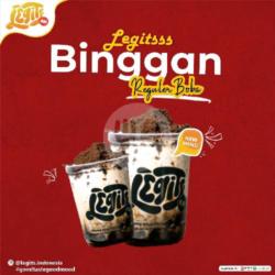 Binggan Reguler Medium Boba   Cheese Cream