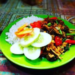 Nasi Gila Ayam Bakso Sosis