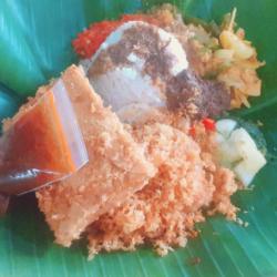 Nasi Ayam Pop Crispy Panas Teh Manis Dinggin