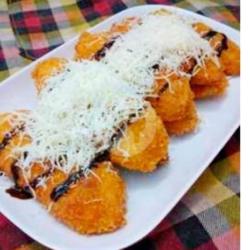 Pisang Crispy Coklat Keju