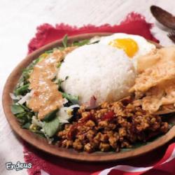 Nasi Pecel Telur Ceplok