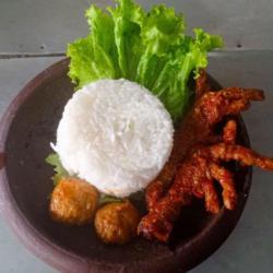 Nasi Ceker Pedas