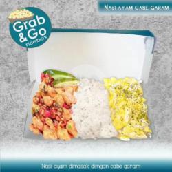 Ricebox Telor Dan Ayam Cabe Garam