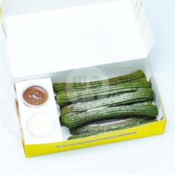 Churros Greentea Taburan Cokelat