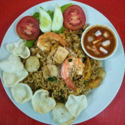 Nasi Goreng Seafood Petai Ikan Asin