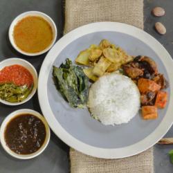 Nasi Ati Ampela Balado (campur)