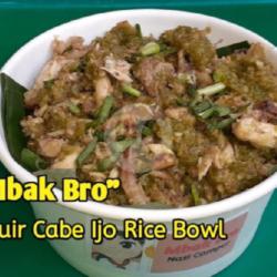 Ayam Suir Cabe Ijo Rice Bowl