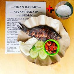 Ikan Emas Bakar   Nasi