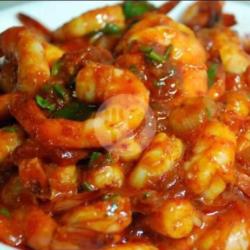 Udang Tepung Saus Padang