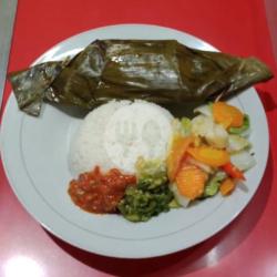 Nasi Pepes Kembung Sayur