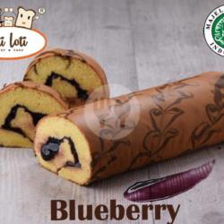 Bolu Gulung Blueberry