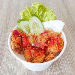 Rice Bowl Ayam Geprek   Tumis