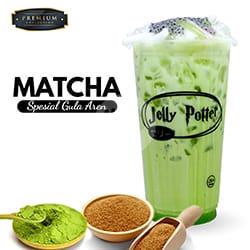 Matcha Gula Aren ( Jelly Boba Habis )