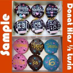 Donat Hias (ultah Dll) 1/2 Lusin