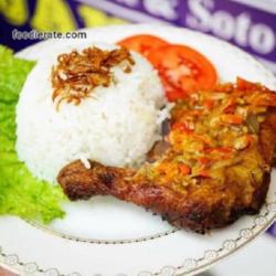 Ayam Penyet Nasi   Lalap