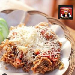 Ayam Geprek Cheddar ( Tanpa Nasi)