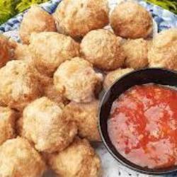 Bakso Goreng Sambal Merah