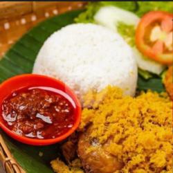 Ayam Keremes   Nasi