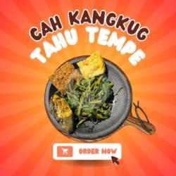 Nasi Cah Kangkung Tahu Tempe Sambelan