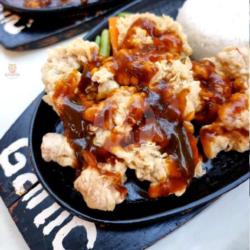 Nasi Seafood Saus Asam Manis