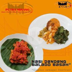 Nasi Dendeng Balado Basah