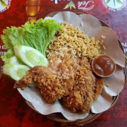 Paket Mie Ayam Geprek Saus Barbeque Spicy