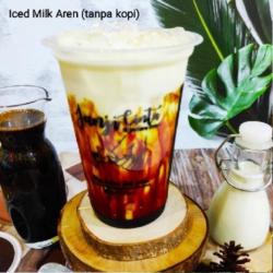 Iced Milk Aren (tanpa Kopi)