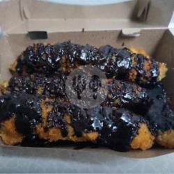 Pisang Crispy Pisang Topping Coklat Lumeer Isi 8pcs