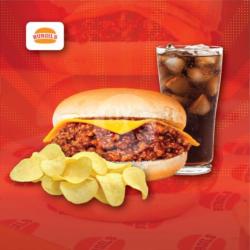 Burger Cheesy In A Meal