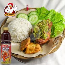 Kombo Hemat Nasi Sambel Ijo Teta Pucuk